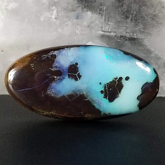 Future Heirlooms by KB Jewelry - ***SOLD***Australian Boulder Opal Cab * 29.50 x 14.63 x 5.67mm